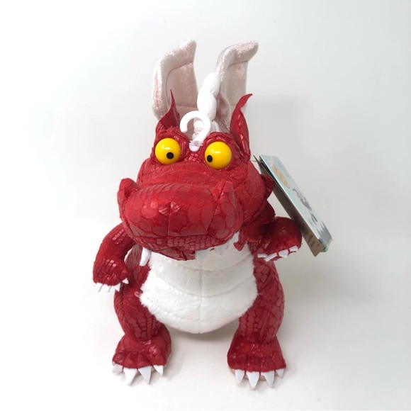 Room On The Broom - Red Dragon Plush Stuffed Animal Toy 8-Inch - Picture 2 of 6